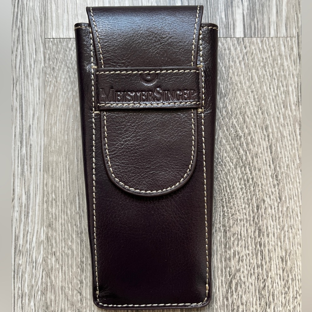 MeisterSinger Brown Leather Watch Case